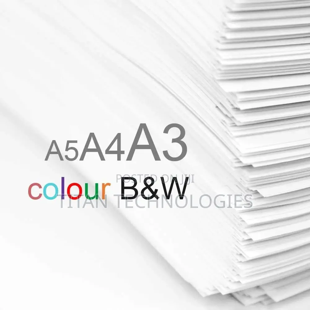 BLACK WHITE COLOR Bulk Printing Services
