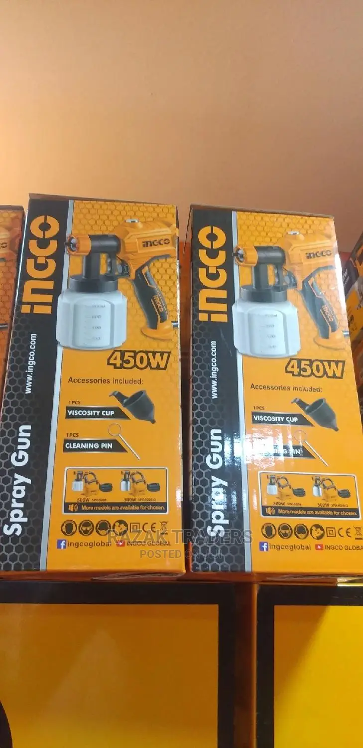 Electric Paint Spray Gun 450W -INGCO /Spraying Machine
