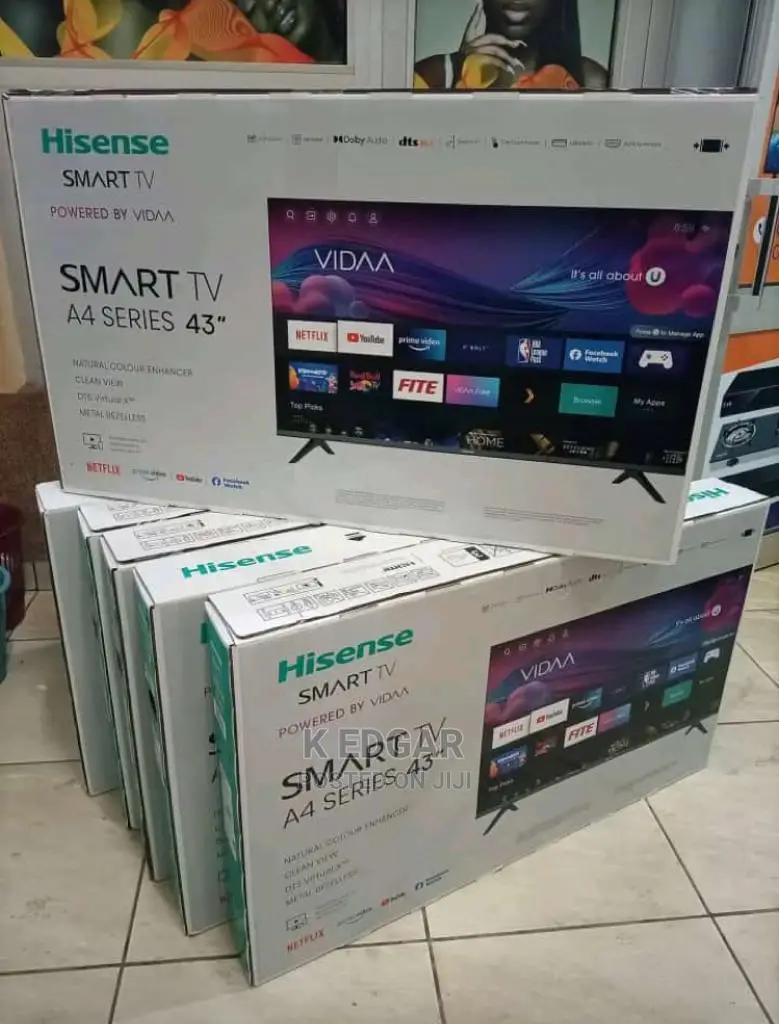 Brand New Hisense 43 Inches Smart Tv Vidaa