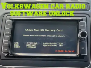 Check Map Sd Memory Card Software for Volkswagen Car Radio