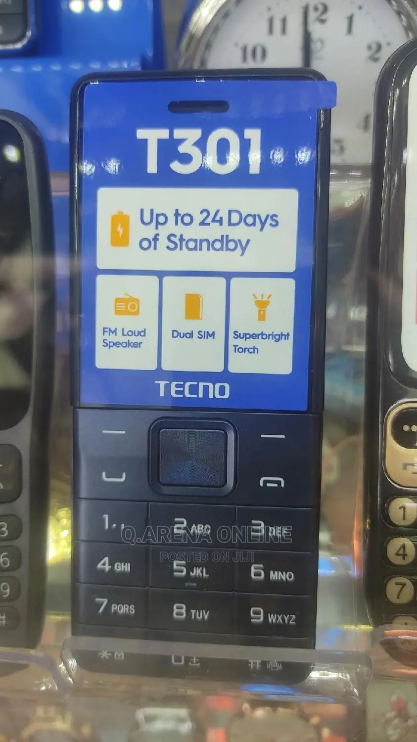 New Tecno T301 Black