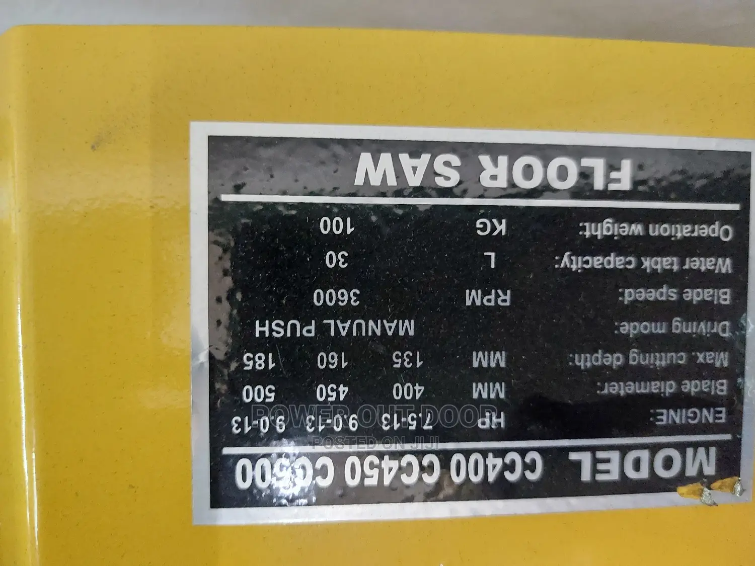 DIESEL Floor Saw / Stump Grinder/ Tarmac Saw
