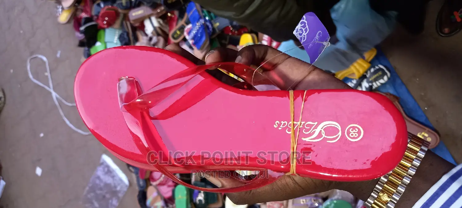 Ladies Sandals / Classy Red Shoes.