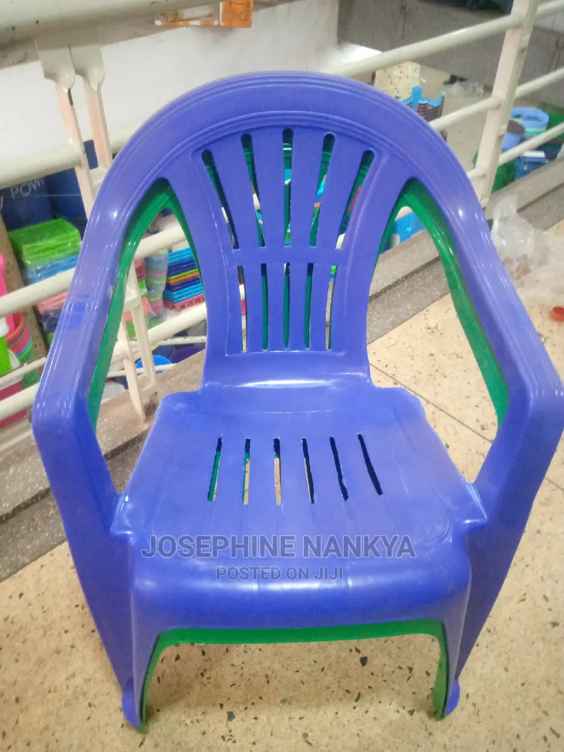Armlest Chairs Blue, Green