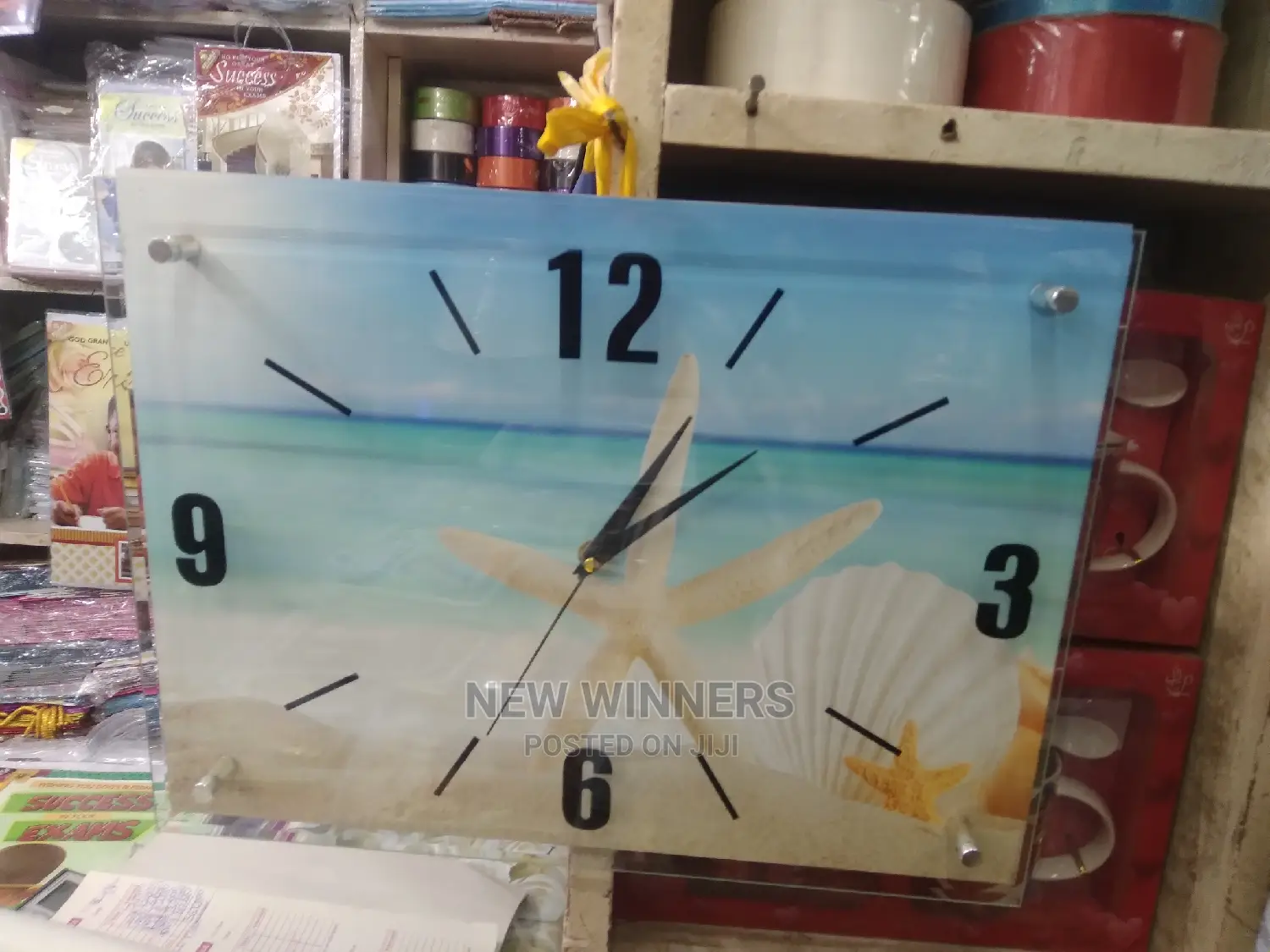 Glass Wall Clock