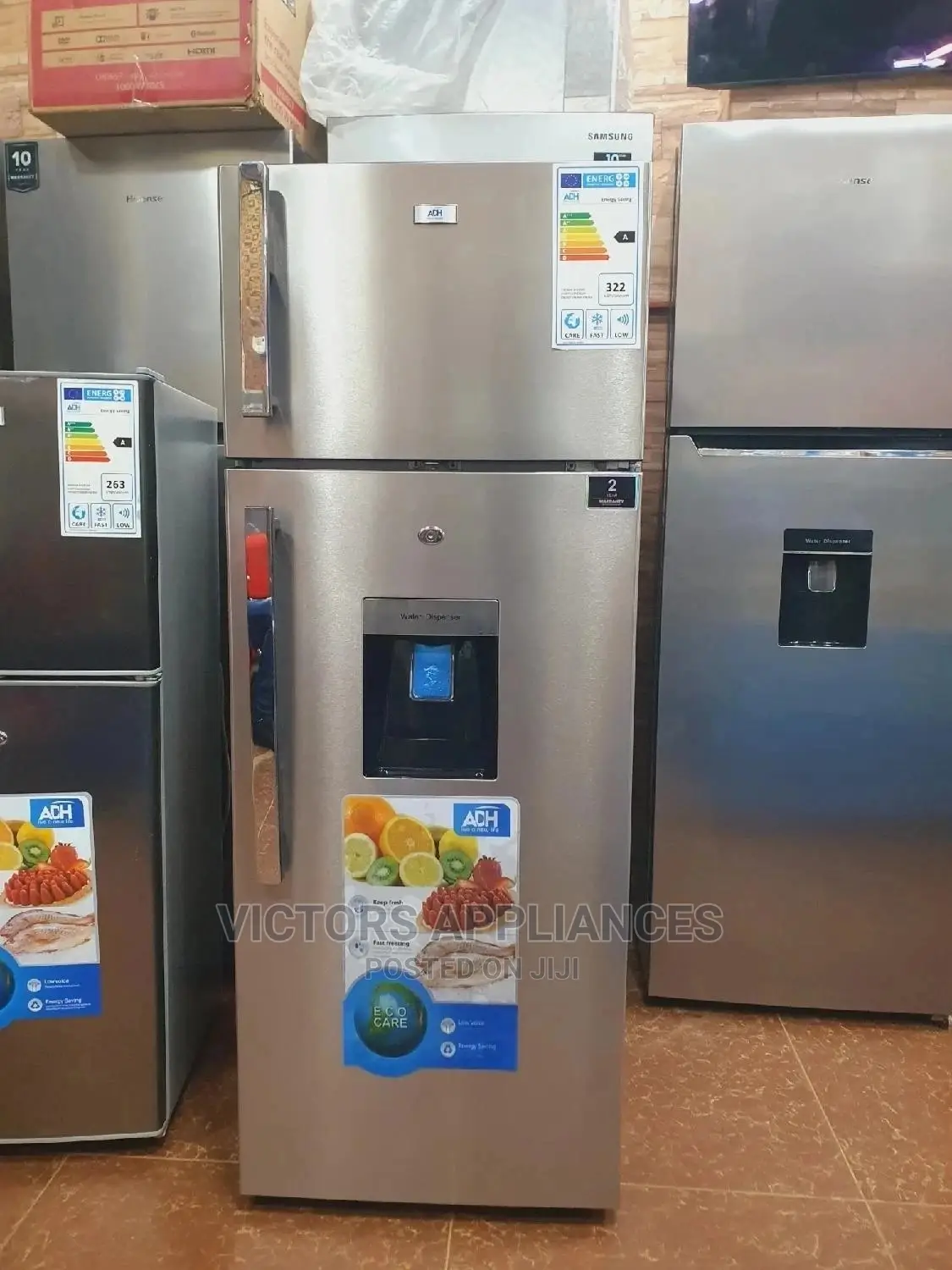 Adh 270L Double Door Refrigerator