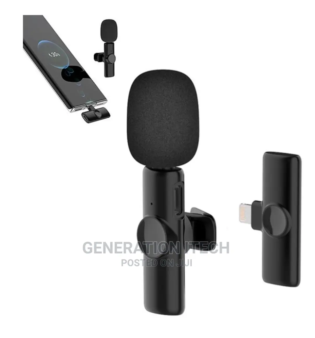 Wireless Microphone for iPhone and iPads- - Single Mic