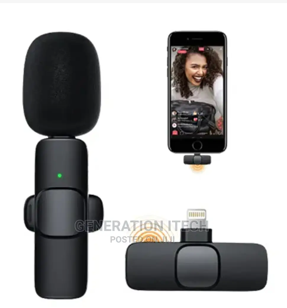 Wireless Microphone for iPhone and iPads- - Single Mic