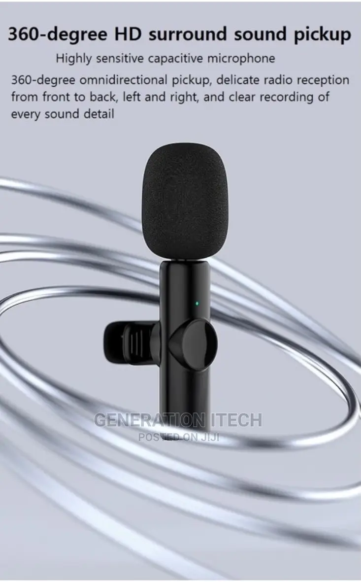 Wireless Microphone for iPhone and iPads- - Single Mic