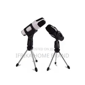 Mic Stand Desktop Adjustable Microphones Tripods Holder