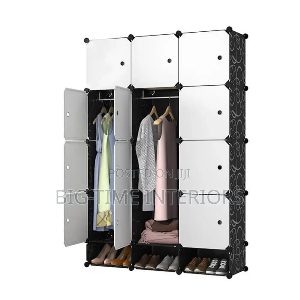 3column Plastic Wardrobe