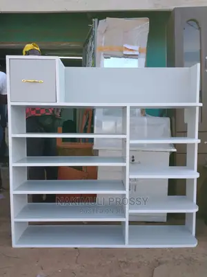 Shoe Rack With a Drawer