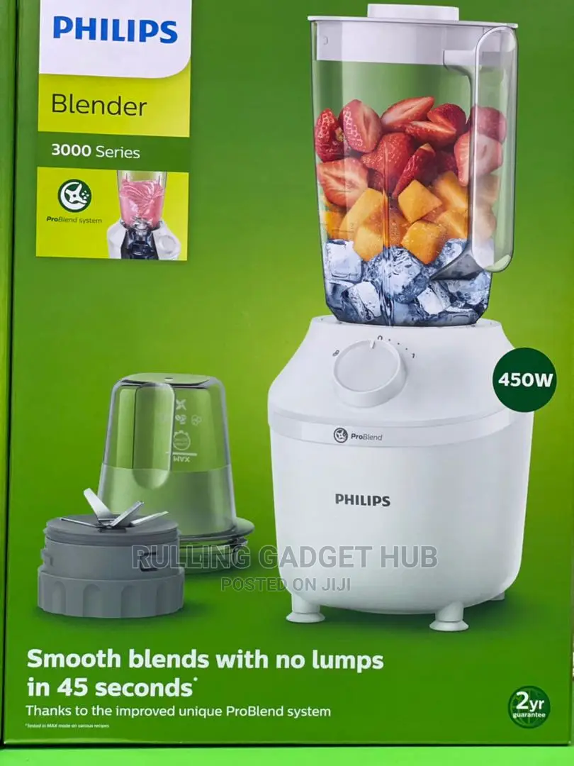 2 In1 PHILIPS BLENDER 450w - White