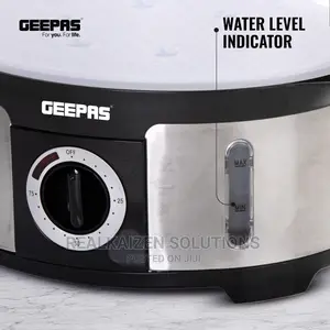 GEEPAS 12L - 3 Tiers | 75 Minutes Timer Food Steamer 1000W