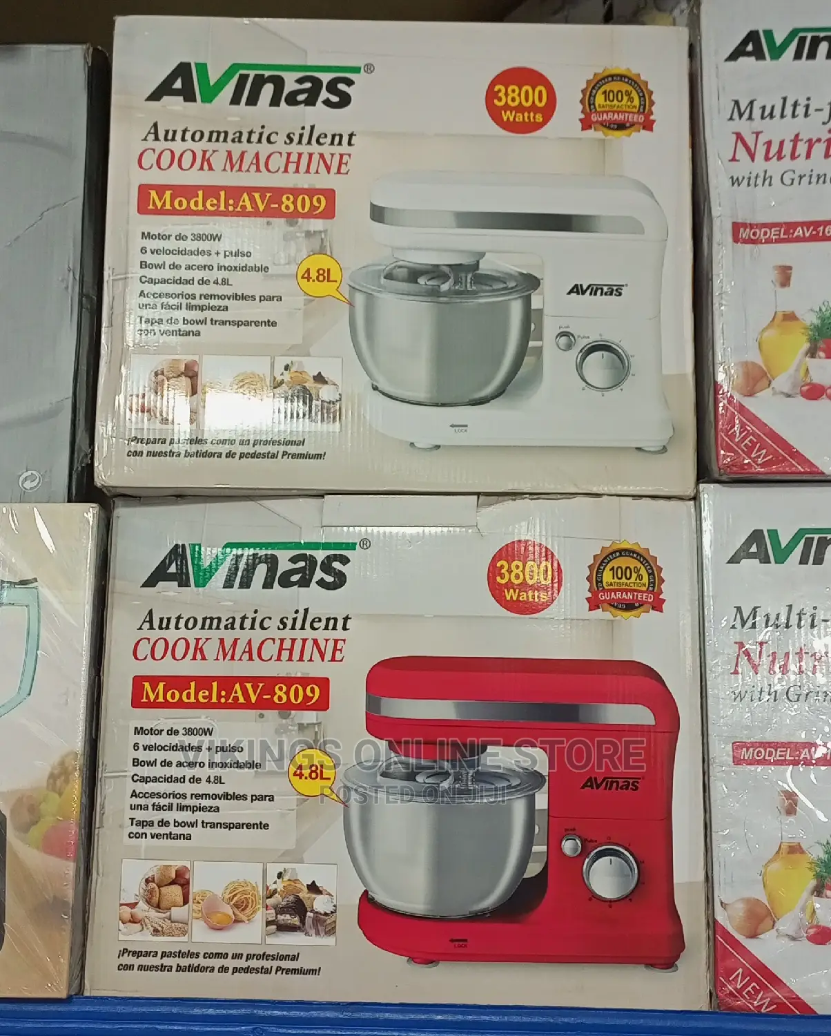 4.8L Avinas Stand Mixer.