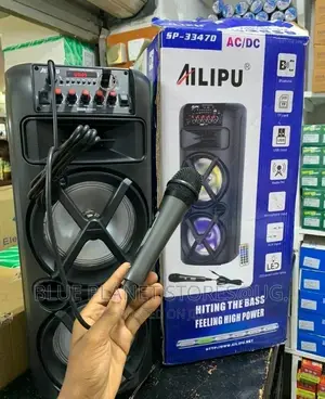 ALIPU Partybox Speaker + Microphon | SP-33470 | Rechargeable