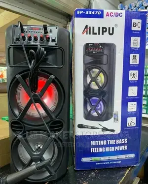 ALIPU Partybox Speaker + Microphon | SP-33470 | Rechargeable