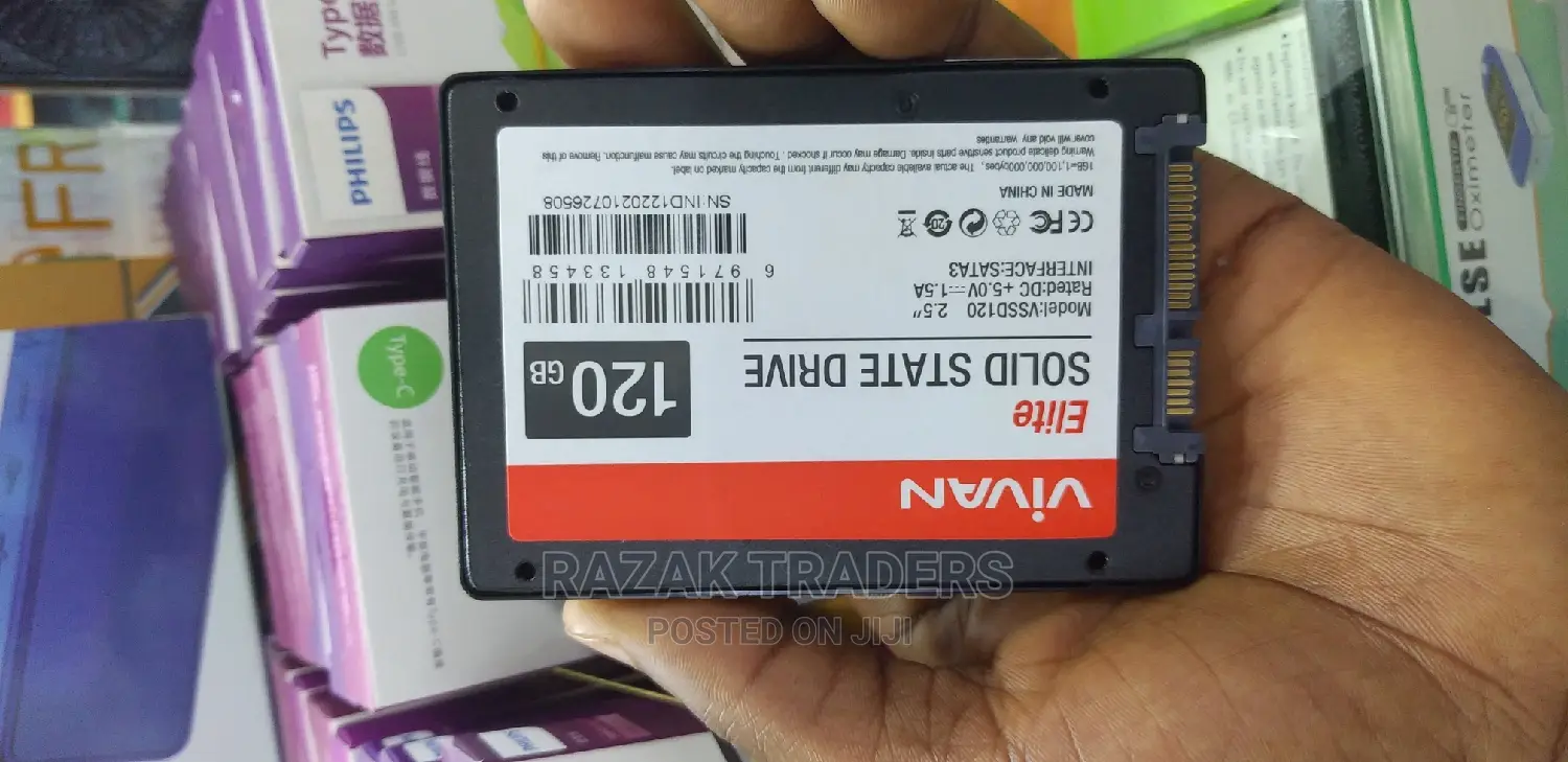 Vivan SSD External Hard Drive 120GB