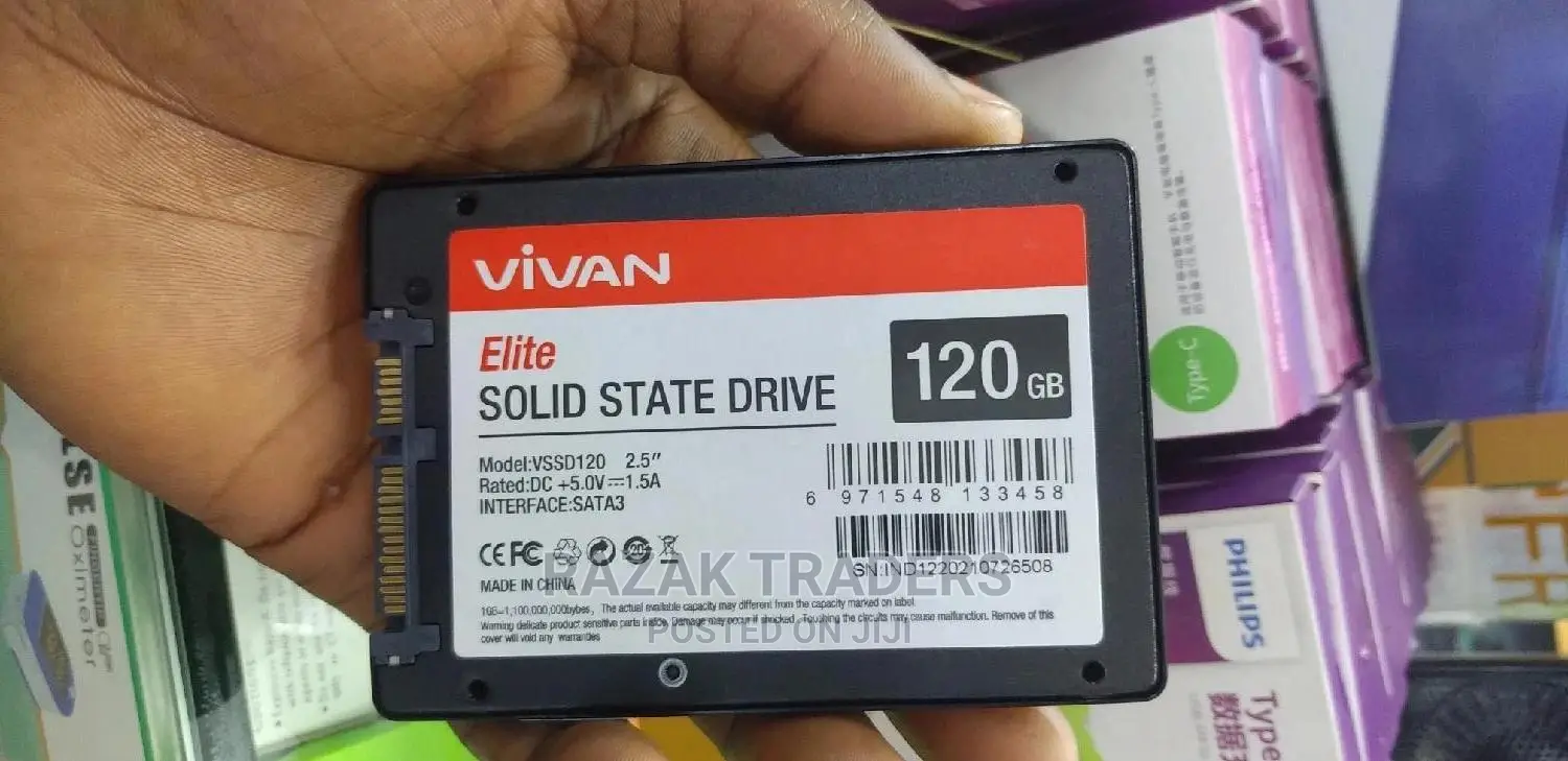 Vivan SSD External Hard Drive 120GB