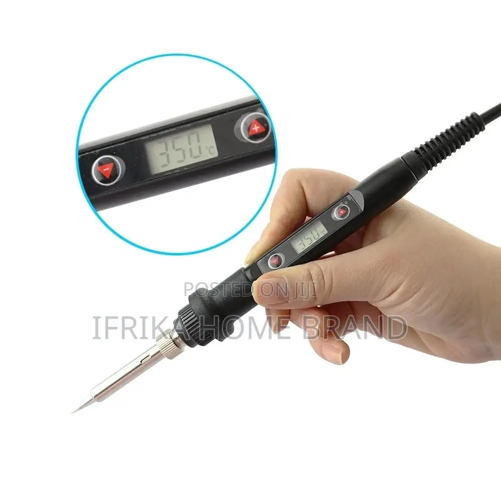 LCD Digital Display Temperature Adjustable Soldering Iron
