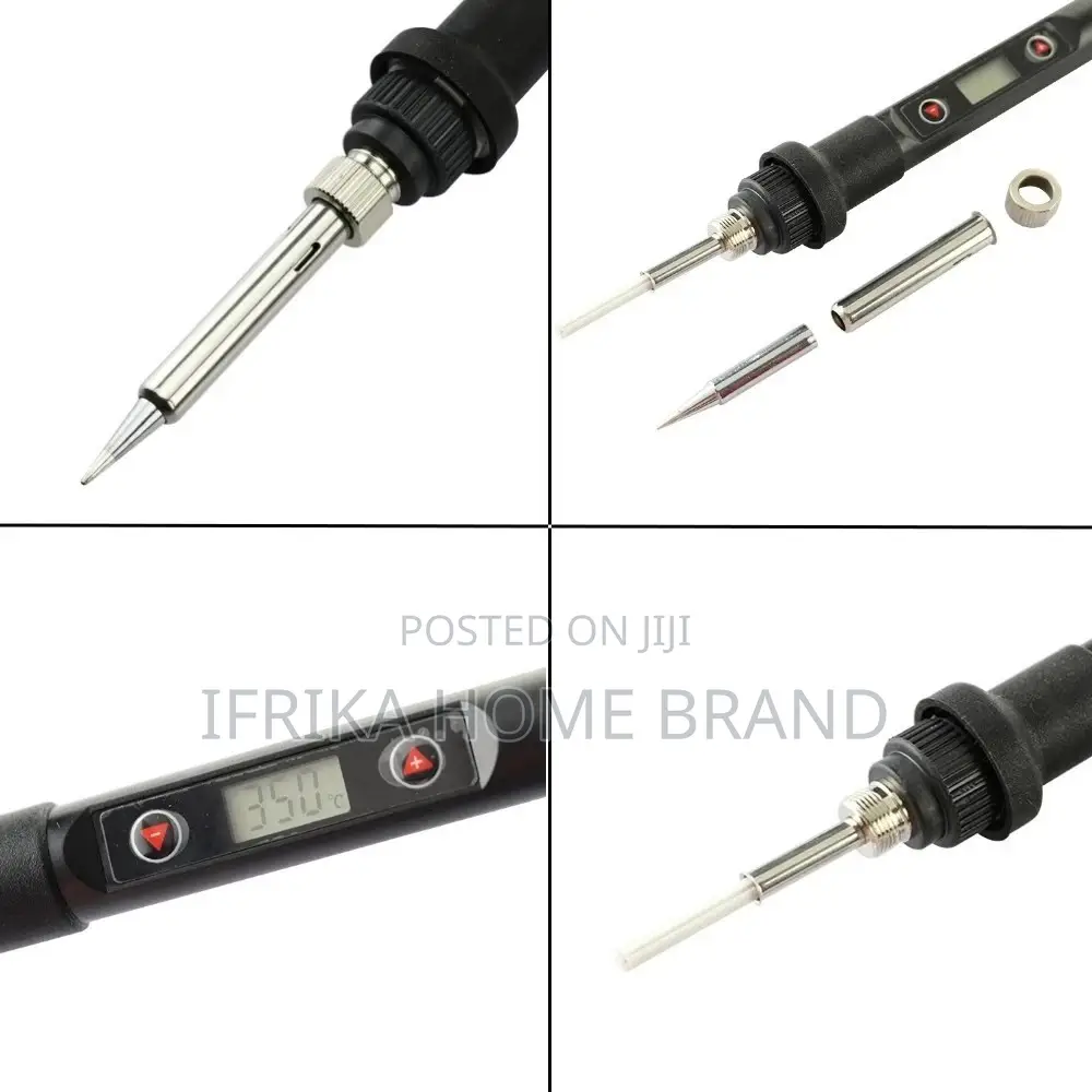 LCD Digital Display Temperature Adjustable Soldering Iron