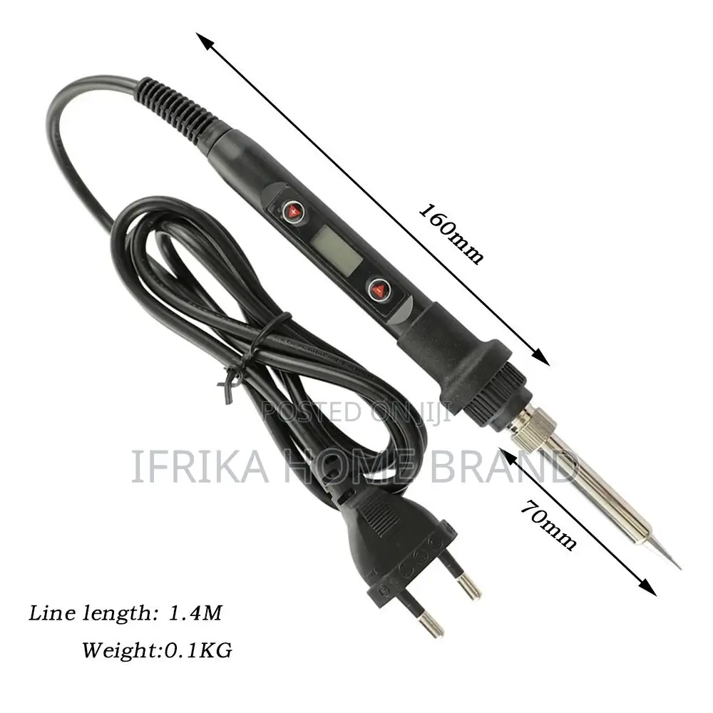 LCD Digital Display Temperature Adjustable Soldering Iron