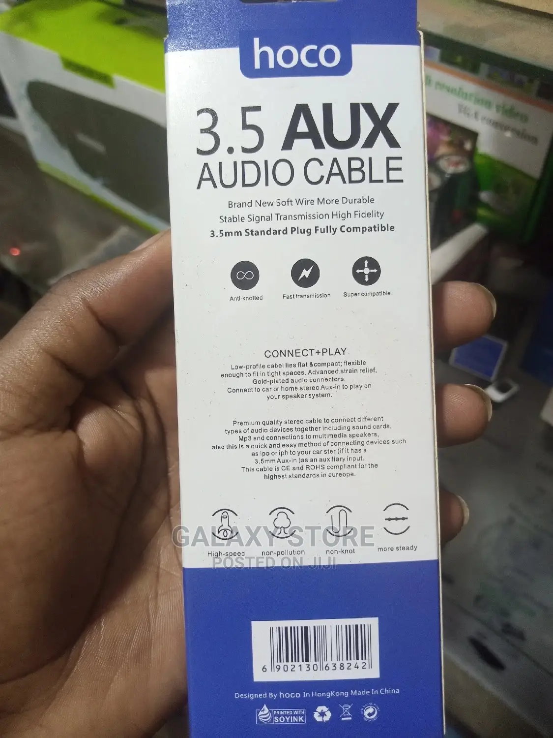 Aux Audio Cable 3.5mm To 3.5mm