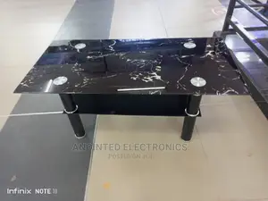 Black Glass Table