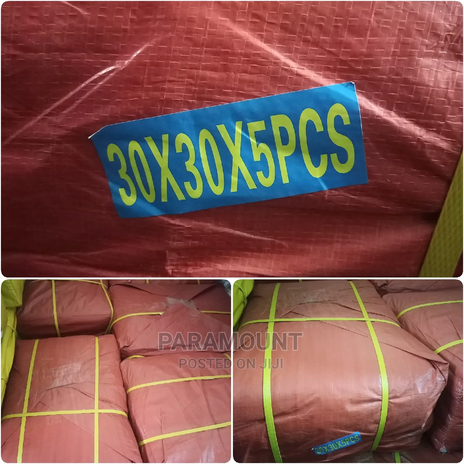Orange Tarpaulins (30x30x5pcs)