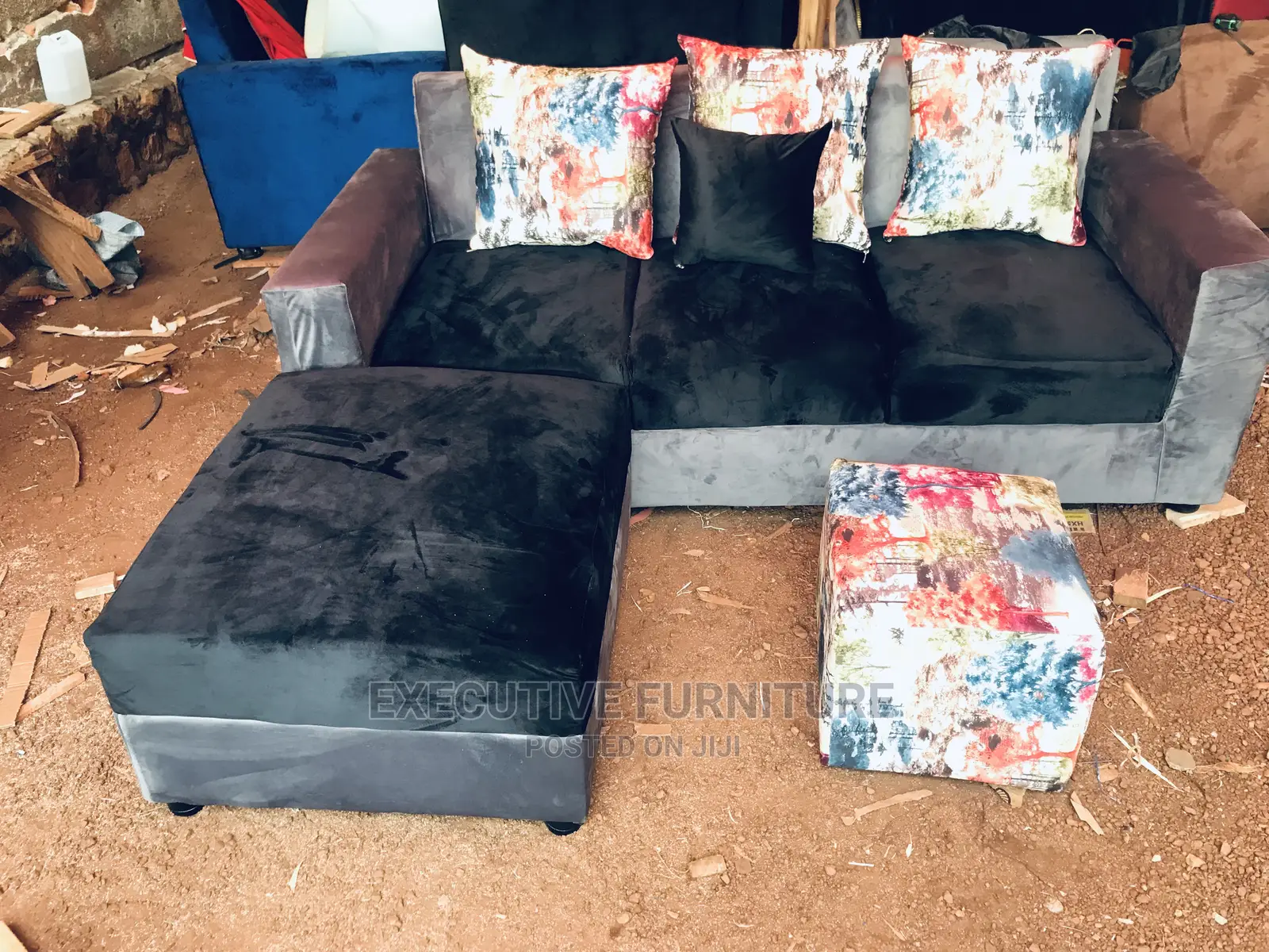 Mini Double Gray Black L