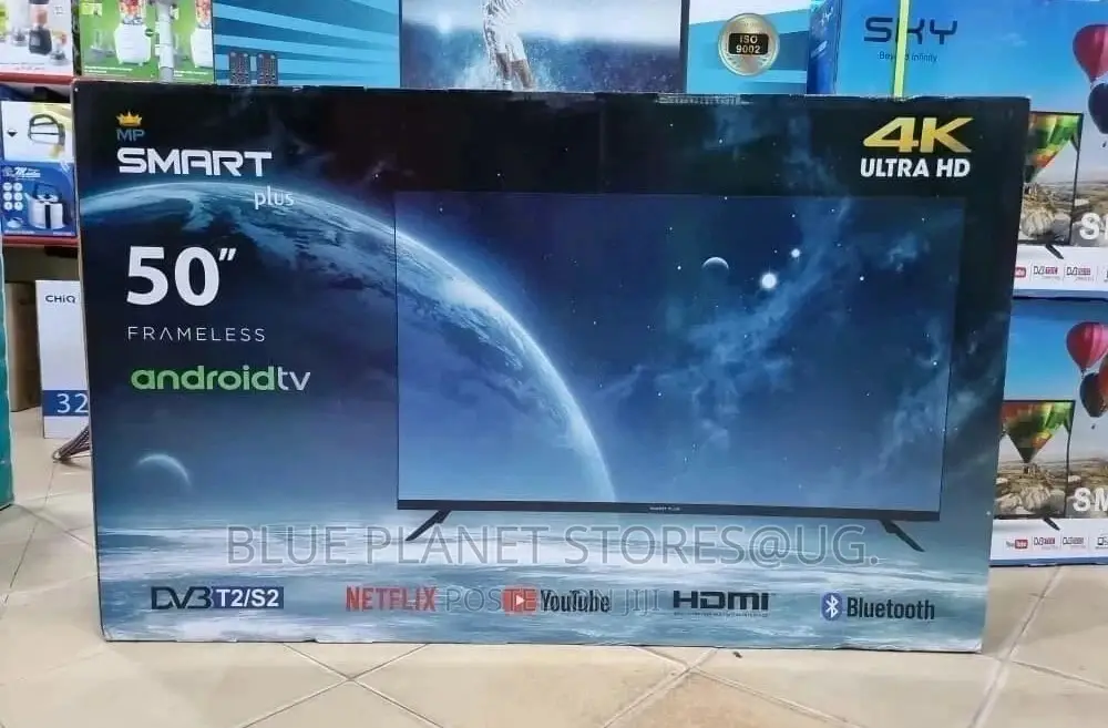 SMARTPLUS 50inch 4k UHD Frameless Smart Tvs With Bluetooth
