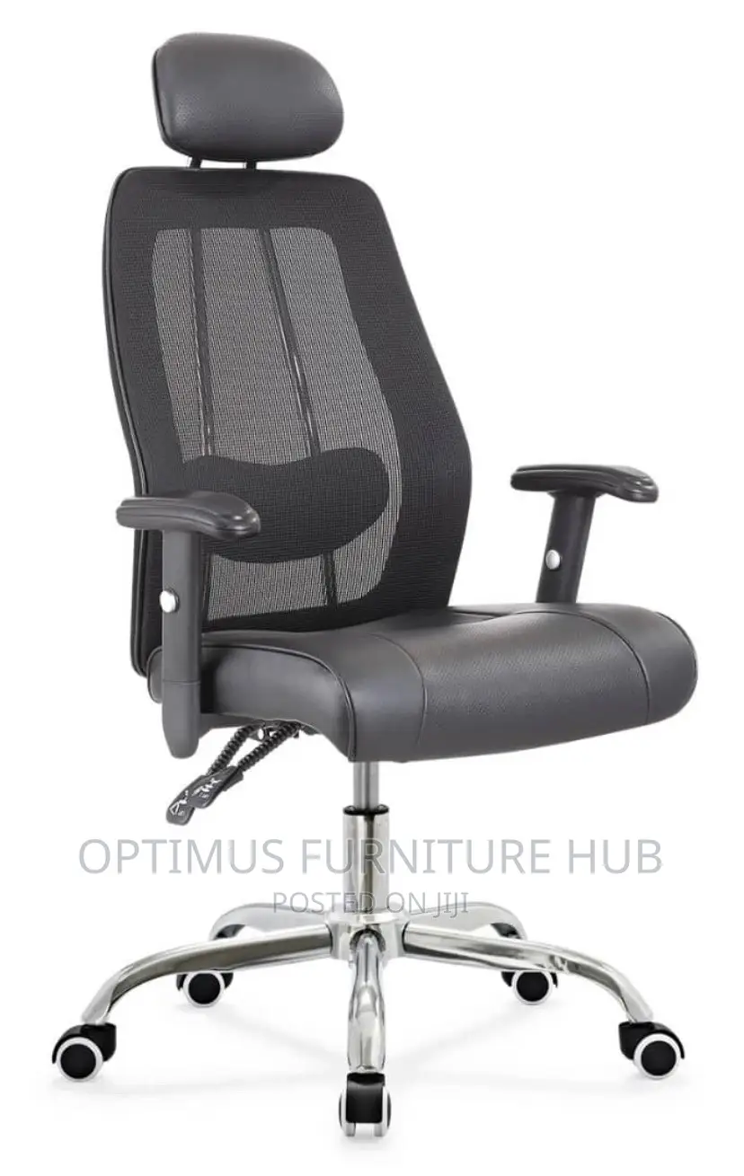Metallic Supported Executive Chair