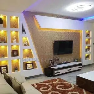 Best Tv Unit and Pillars Gypsum Designings.