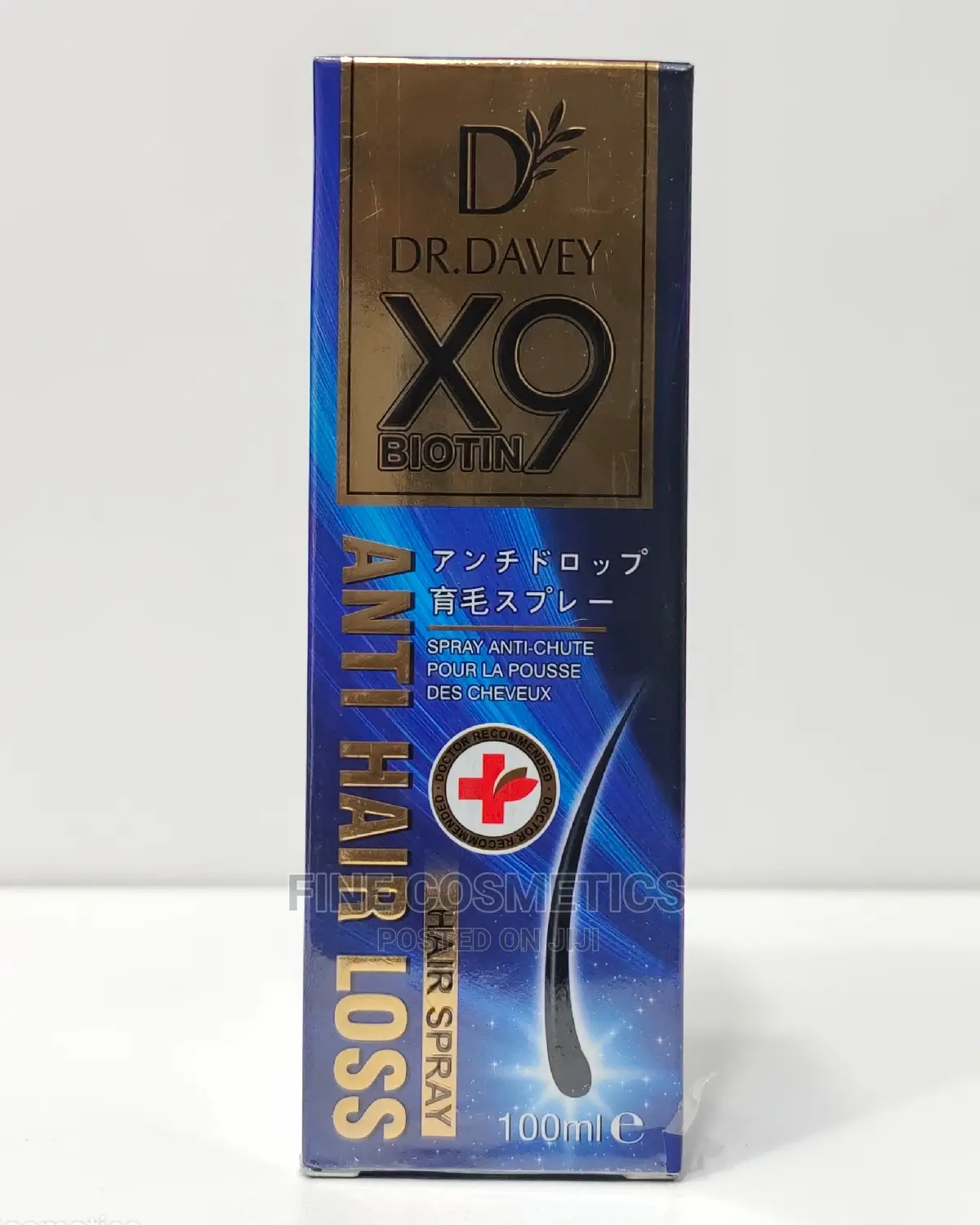 Dr Davey X9 Biotin Anti Hair Loss Spray Hair Strengthener