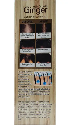 Original Dr Davey Ginger Hair Growth Anti Hair Loss Spray