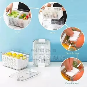 3 In1 Fridge Drainage Basket