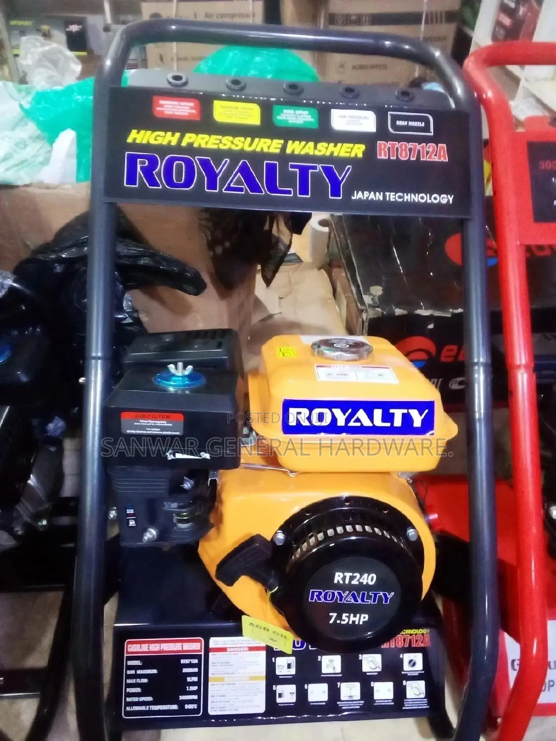 Royalty Pressure Car Washer Machines.(Made in Japan)