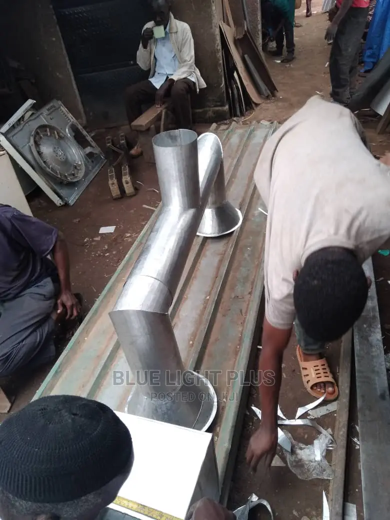 Fabrication of Kitchen Extractor Chimney With Fans