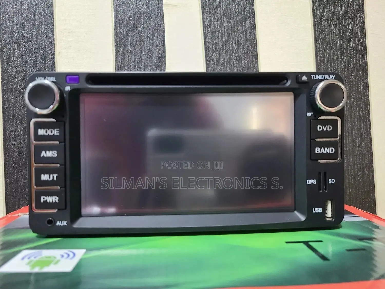 Car HD DVD Radio Dual Button