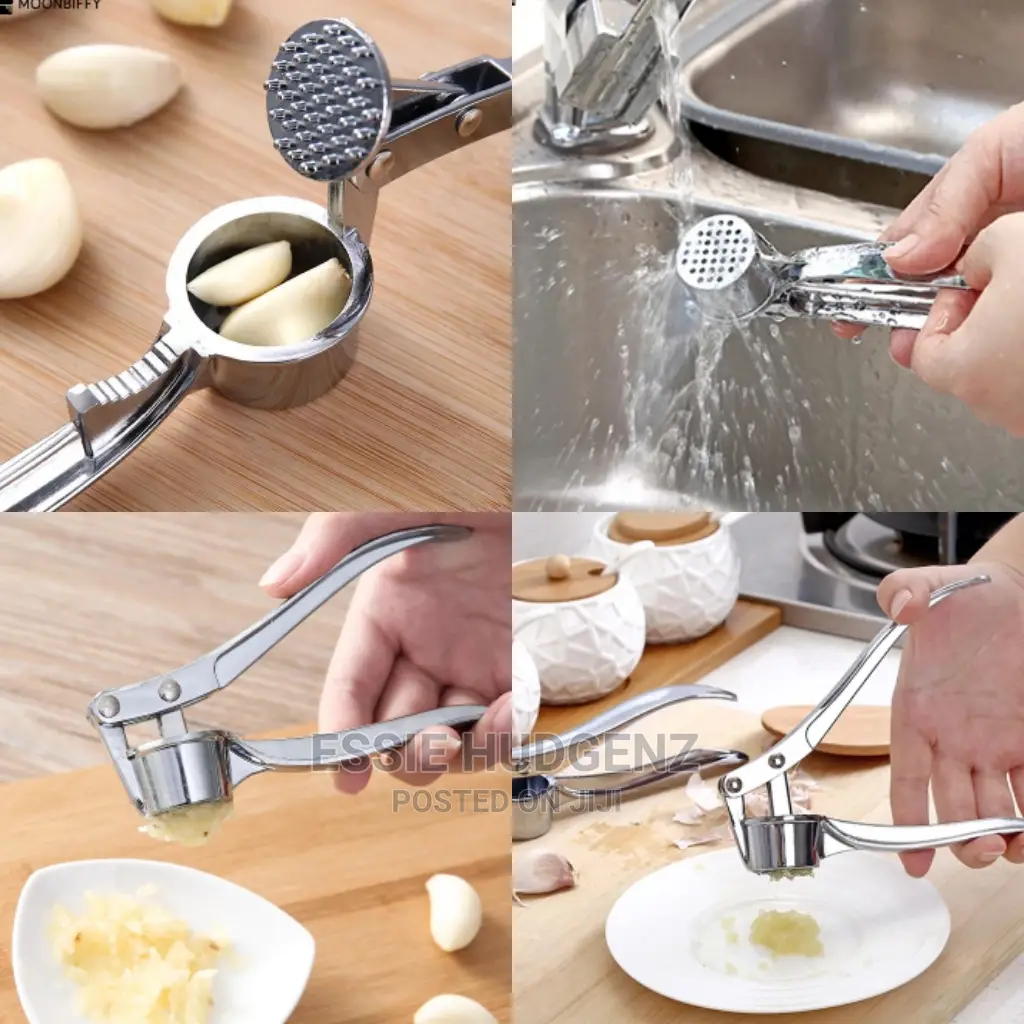 Stainless Steel Garlic Press