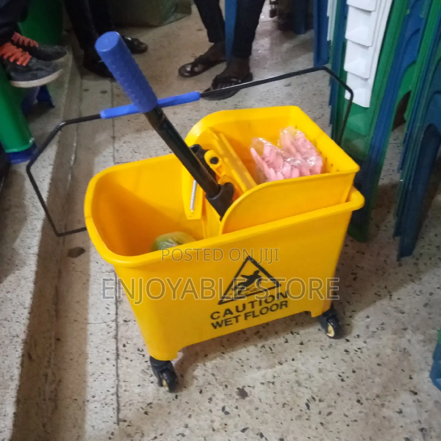 Plastic Mop Bucket Trolley