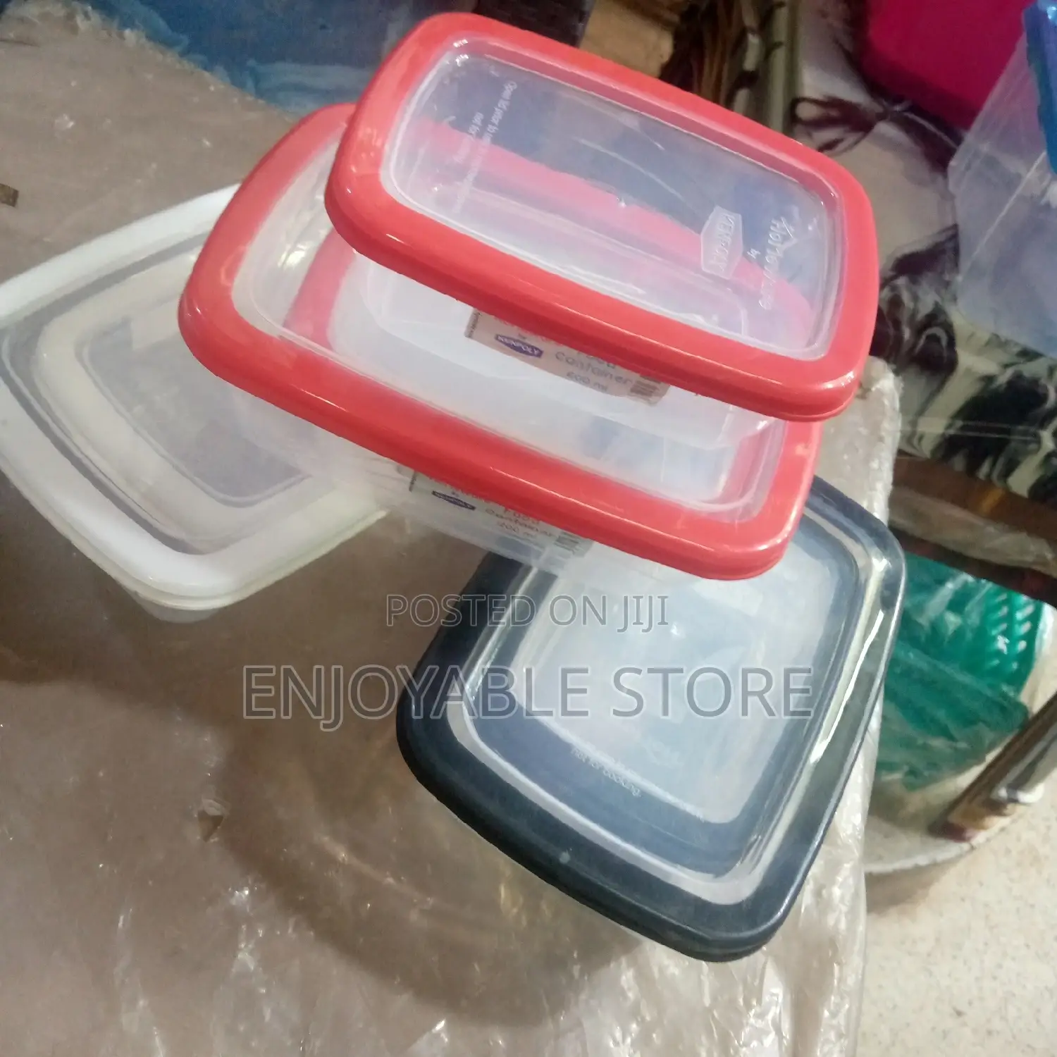 Plastic Clear Storage Containers