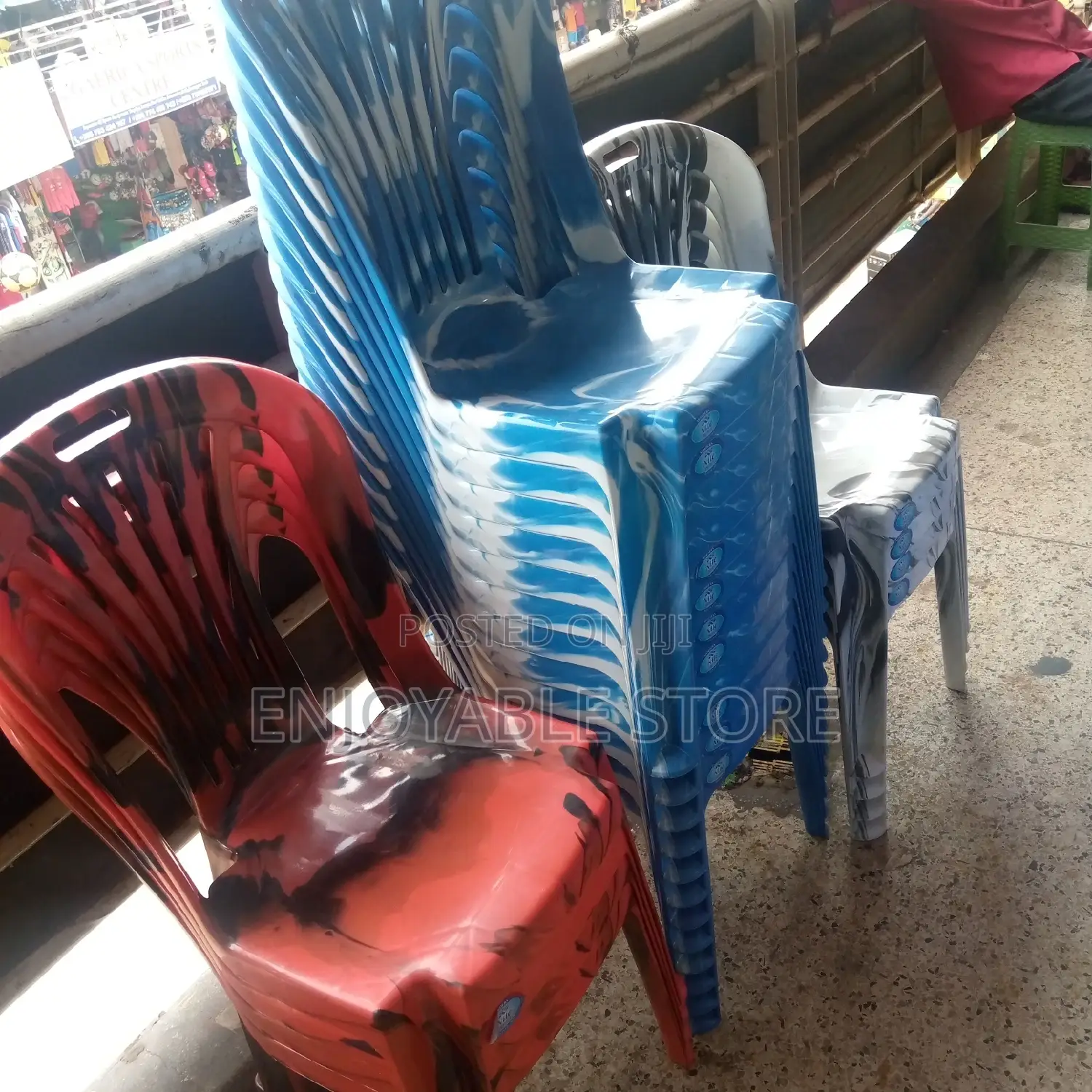 Plastic Strong Armless Chairs