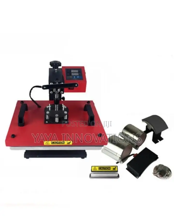 Heat Press Machine 6in1 Multi-purpose Combo