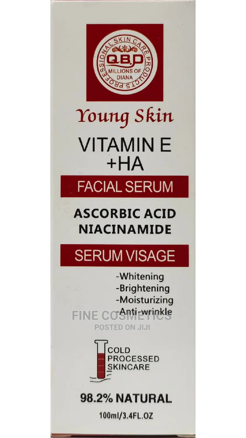 YOUNG SKIN Vitamin E Facial Serum With Niacinamide +Ascorbic