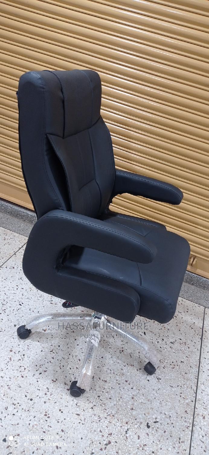 High Back Leather Office Chair in Central Division Furniture, Hassa