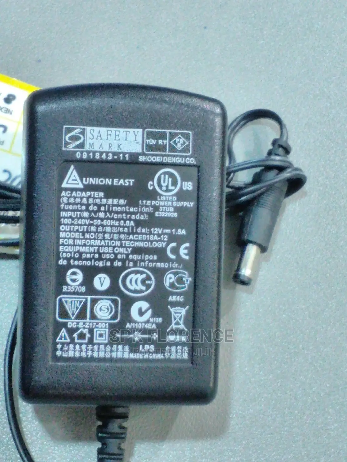 Union East Ac Adapter
