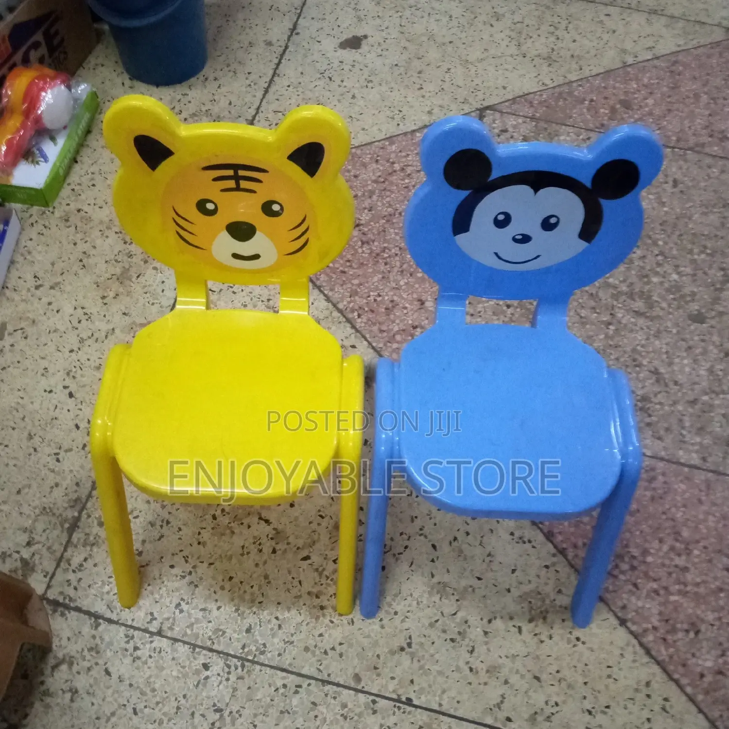 Plastic Kids Armless Chairs