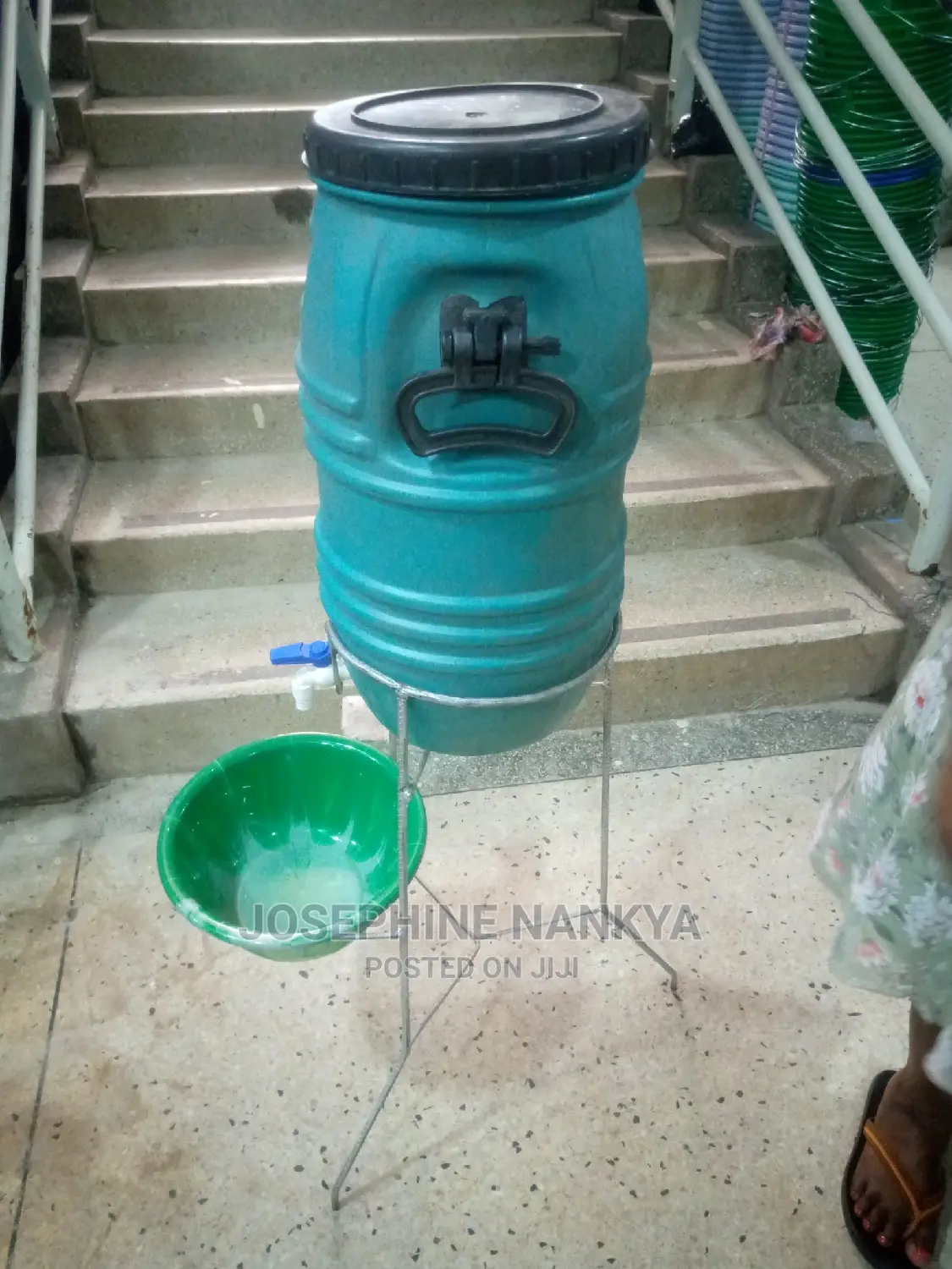 25 Liters Water Drum With Tap, Blue in Rubaga Plumbing & Water Supply