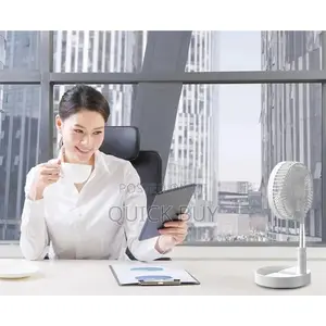 Portable Rechargeable Foldable Fan/Stand Fan/Led Light
